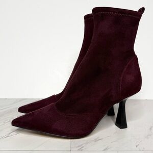 Michael Kors Clara Pointed Toe Heeled Bootie 6M